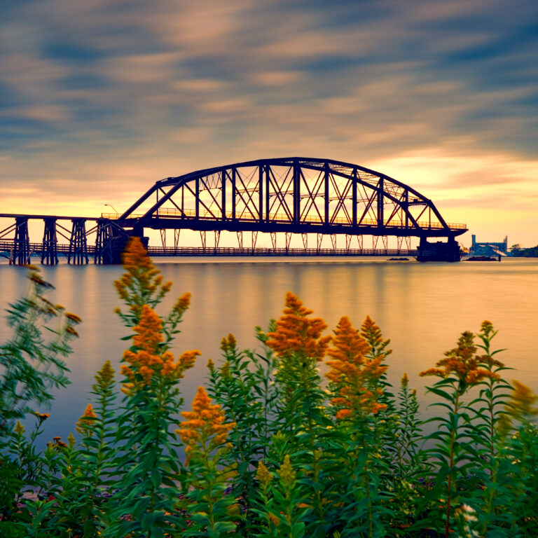 Fantastic sunset over St Louis River